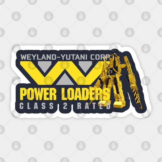 Weyland Yutani Power Loaders Sticker by Meta Cortex